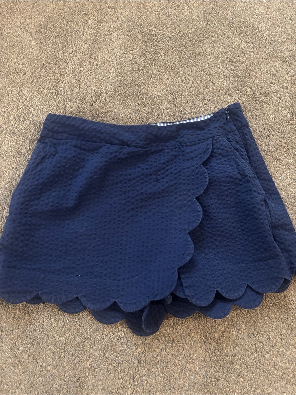 Vineyard Vines Navy Scallop Wrap Skort